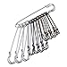 Outus 12 Pieces Extra Large Safety Pins Stainless Steel Heavy Duty Safety Pins, 3 Size (Silver, Bronze and Black)