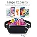 Running Belt,Gritin Waist Pack Fitness Belt W Headphone Hole - Soft Sweat-proof Fabric and Adjustable Elastic Strap Perfect Fit for Waist Curve - Super Comfortable and Convenient for Running
