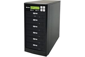 Optiarc 1 to 5 24X Burner M-Disc Support CD DVD Duplicator - Standalone Copier Duplication Tower OPT-S5T-DVD-BK