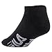 Fila Mens No Show Socks 6 Pack - Mens Socks - Athletic No Show Mens Low Cut Style (Black&White 13-15)