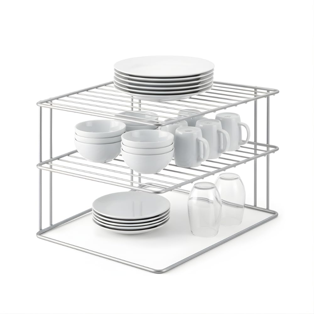 Metaltex Corner shelf insert 25x25x195cm, Silver, 25 x 25 x 19 cm