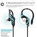 APIE Wireless Sports Bluetooth V4.1 Headphones Sweatproof Running Exercise Stereo with Mic Earbuds Earphones Noise Cancelling Neckband Earphones