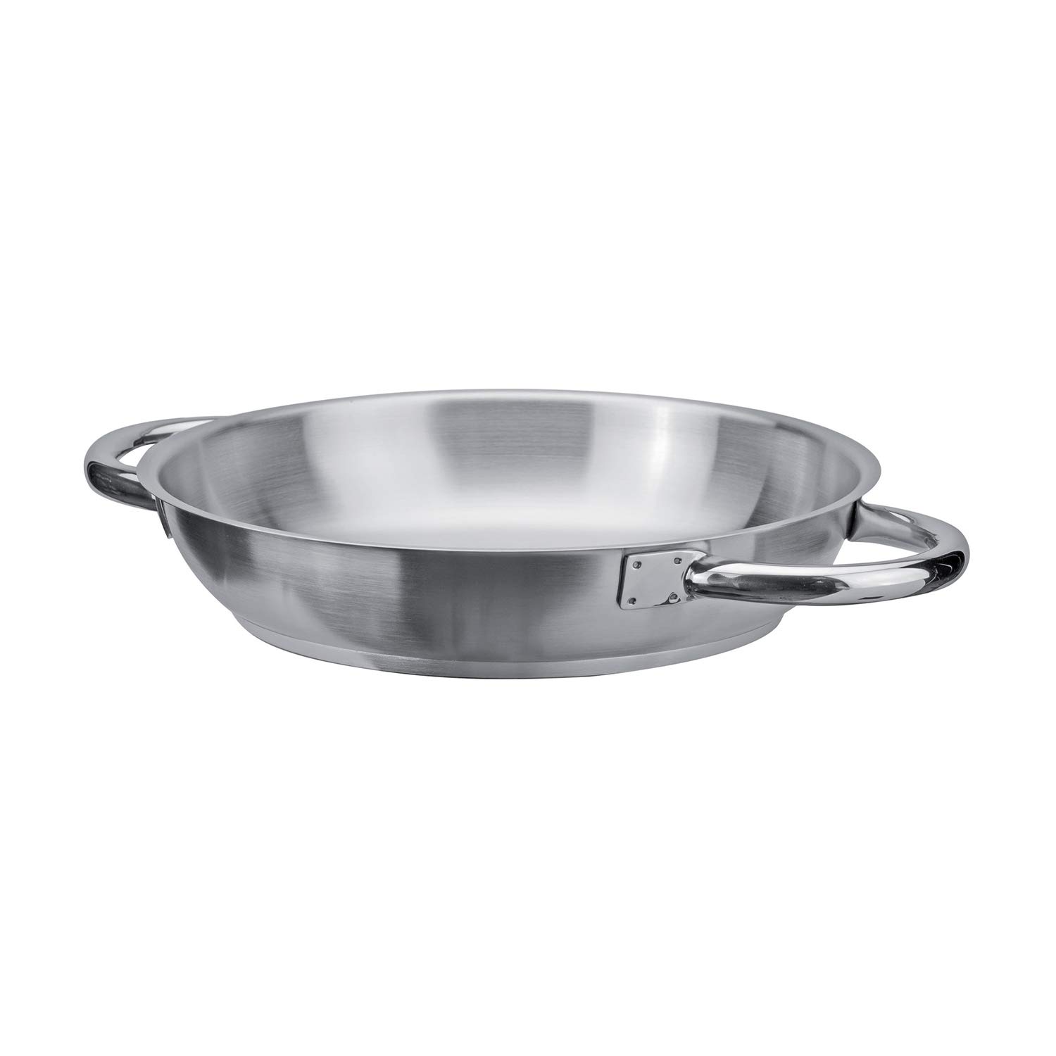PIAZZA Stainless Steel 2 handled frying pan - Chef Collection- diametre 24Cm