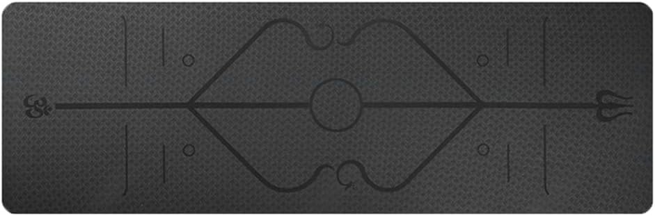 PowerLife 6mm Thick Yoga Mat Non Slip Exercise Mat Fitness Mats with Bag for Women and Men Home Workout Pilates Gym Training