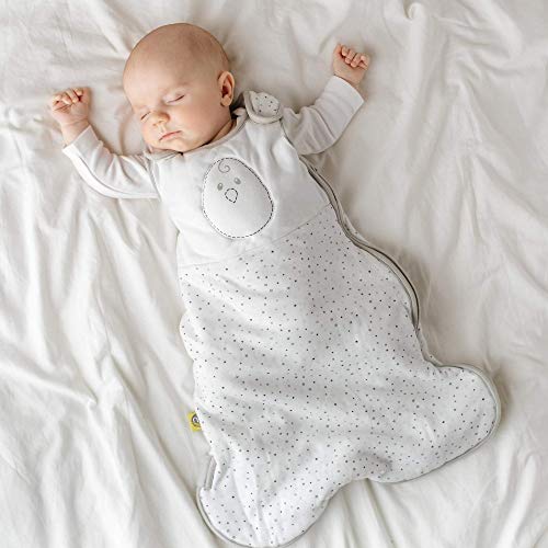 Nested Bean Zen Sack®- Gently Weighted Sleep Sacks | Baby 6-15M | TOG 0.5 | 100% Cotton | Newborn/Infant Swaddle Transition | Aids Self-Soothing | 2-Way Zipper | Machine Washable