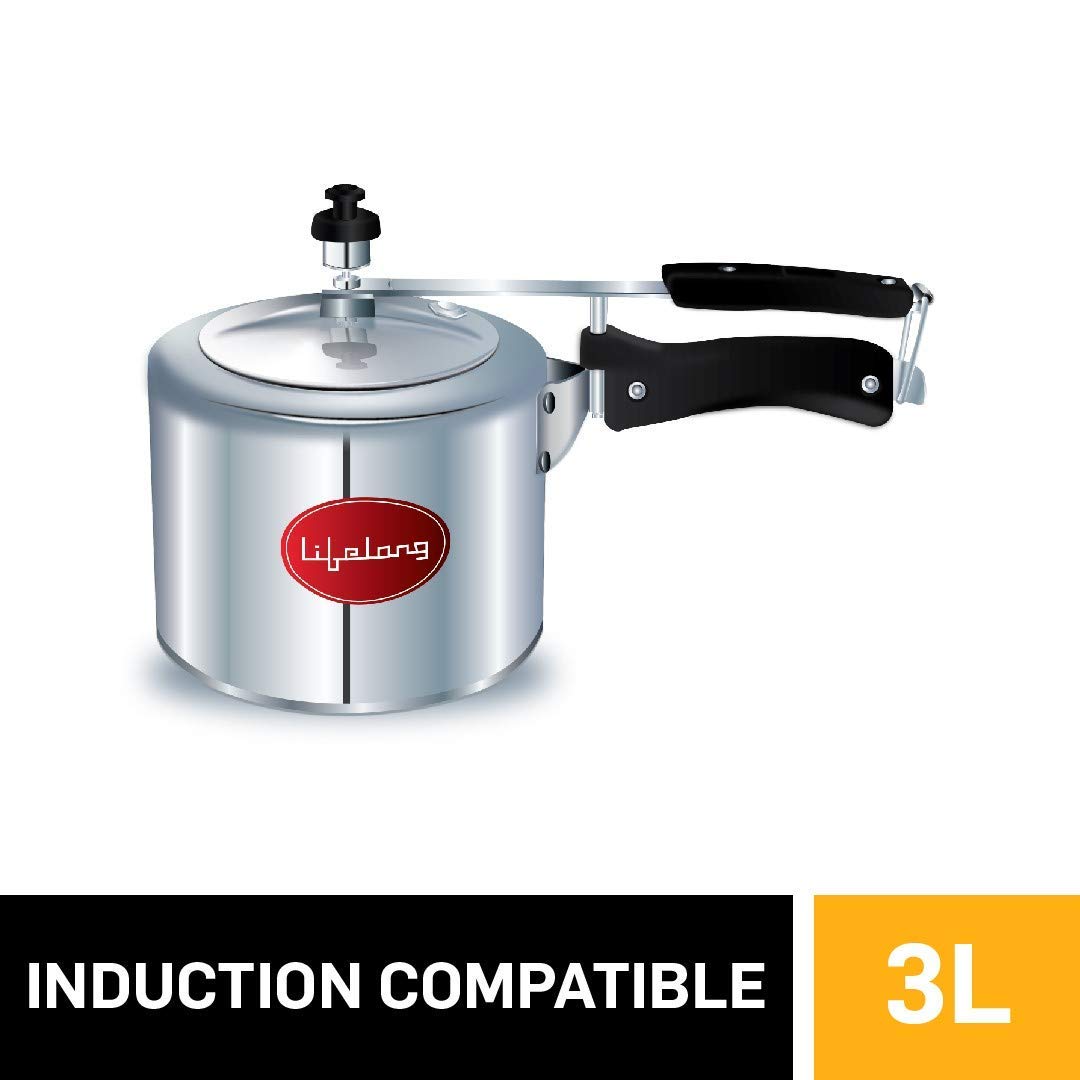 Buy Lifelong Inner Lid Pressure Cooker, 3 Litre (ISI Certified