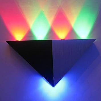 led wall lights triangle