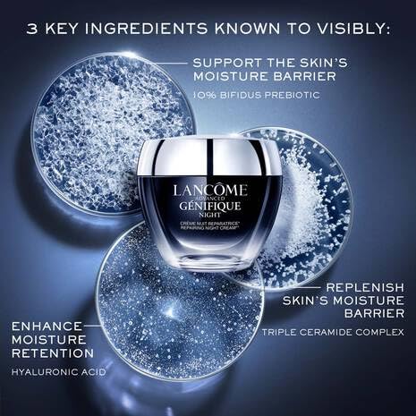 Lancôme Advanced Génifique Limited Edition Skincare Set - Full Size Serum 1.0 Fl Oz & Full Size Night Cream 1.7 Fl Oz