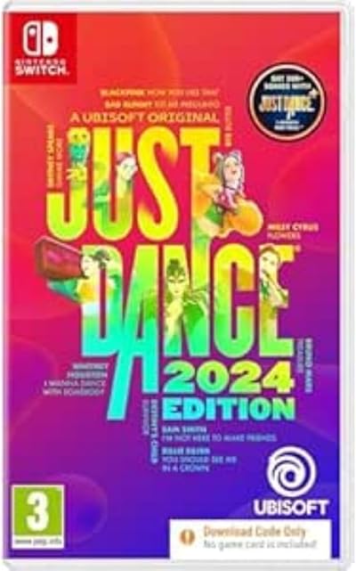 Just Dance 2024 Switch Code in Box Ubisoft