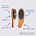 Spornette Carry On Wooden Handle Oval Cushion Mini Hair Brush #30-C Travel Size Brush Fits in Purse or Carry-On Bag for Quick Brush Outs, Detangling, Styling, Smoothing Thick, Normal & Thin Hair