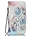 Samsung Galaxy S7 Edge Case,JinLi Printed Pattern Filio Wallet Cellphone Book Protective Cover Designed with Credit Card Slot and Money Holder and Kickstand for Hands Free Video (Aeolian Bells)