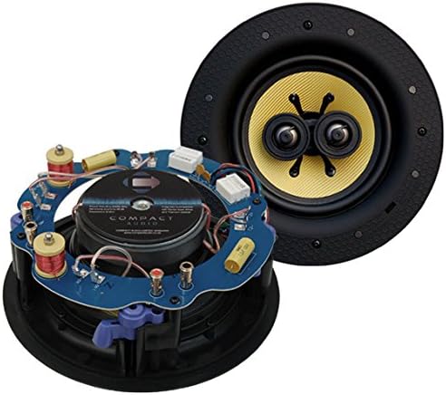 Compact Audio Fidelity C6S Stereo 6.5" In-ceiling Kevlar and Titanium speaker (SINGLE)