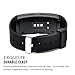 Moretek Classic Replacement Band for Samsung Gear Fit2 & Fit 2 Pro Tracker (Black)