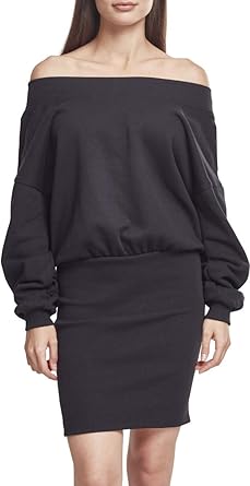 off shoulder sweat dress