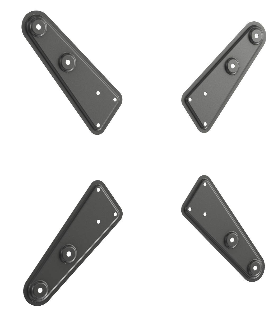 RICOO TV Wall Bracket Extender VA0100 Universal LED LCD OLED Monitor Television Mount Adapter Plate for VESA 200x200 to 400x400 Black