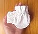 100% Organic Cotton Mittens. Booties ( Global Organic Certified from seed to sewn ) (Mittens (Set of 4) Frill Ivory)