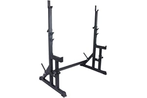 Gearforfit Squat Rack with Adjustable Spotters