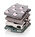 Dosoni Girl Novelty Cartoon Animal Lovely Cute socks 4 packs-Gift Idea (Cow/Gray)