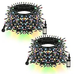 Multi Colored Christmas Lights, 400 LED 132FT