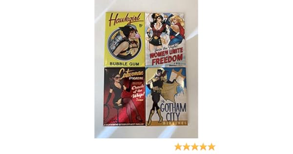 DC Bombshells imán para frigorífico Collection Plus botón Set ...