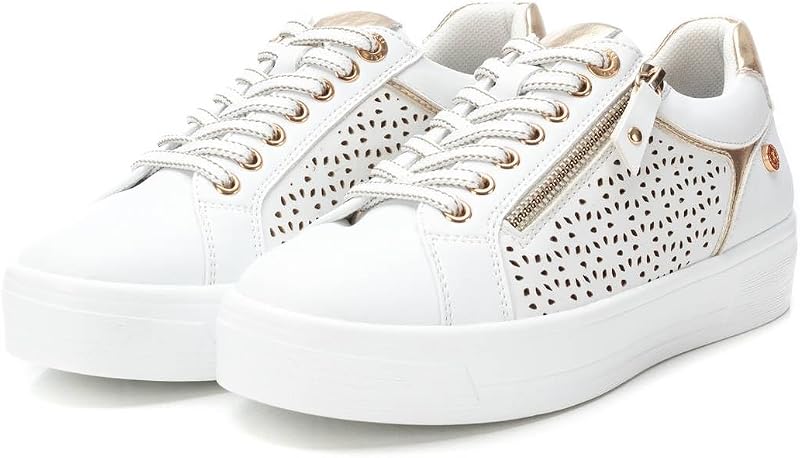 - Sportschuhe Sneaker Damen Weiß - Bequeme und vielseitige Schuhe - Casual Mode - Modell 14362403 (Größe 39)