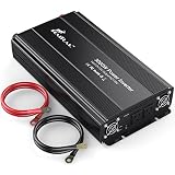 HAITRAL Power Inverter 3000W Modified Sine Wave Inverter 3000 Watt 12 Volt DC to 110 Volt AC Converter with Three Intelligent Temperature Control Fans