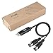 Mugig Midi Cable IN-OUT MIDI to USB, interface cable FTP Chip, 5 PIN, No Need Drivers and Convert Piano Keyboard Instruments with Laptop PC MAC, 1.95m