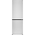 SHARP SJB1255GS Refrigerator with Bottom-Freezer, Counter-Depth, 24 Inch, 11.5 Cubic Foot, Stainless Steel