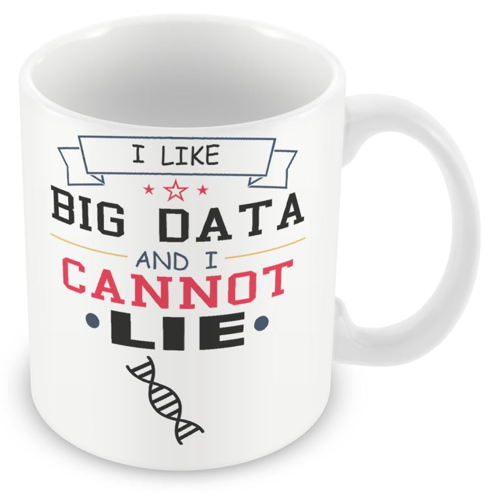 Work Colleague Funny Gift Mug - I Like Big Data and Cannot Lie
