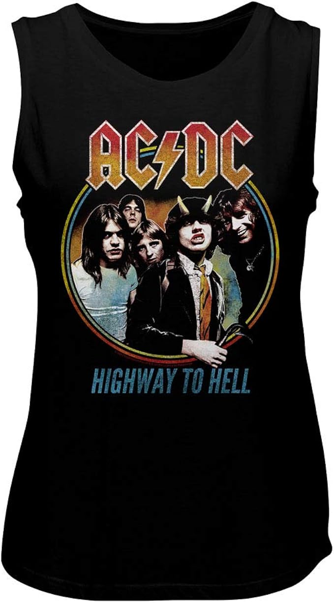 ac dc v neck t shirt