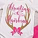 Baby Girls Deer Print White Romper+Long Pants+Headband 3Pcs Outfit Clothes Set (0-6 Months, A)