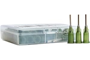 BSTEAN 50 Pack Blunt Tip Dispensing Needle with Luer Lock, Industrial Unsterilized (14G, 1/2 Inch)