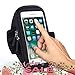 Universal Phone Holder For Running : Phone Armband Sleeve Workout Gear Arm Pouch Case & Bag For Apple iPhone 6 7 7S 8 8S PLUS X XS XR MAX & Galaxy Note 7 8 9 - ALL PLUS SIZED PHONES UP TO 6.4 INCHES