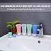 New Travel Bottles Approved Containers, 3oz Silicone Leak Proof Travel Accessories Toiletries and Camping Accessories… (Style 1)