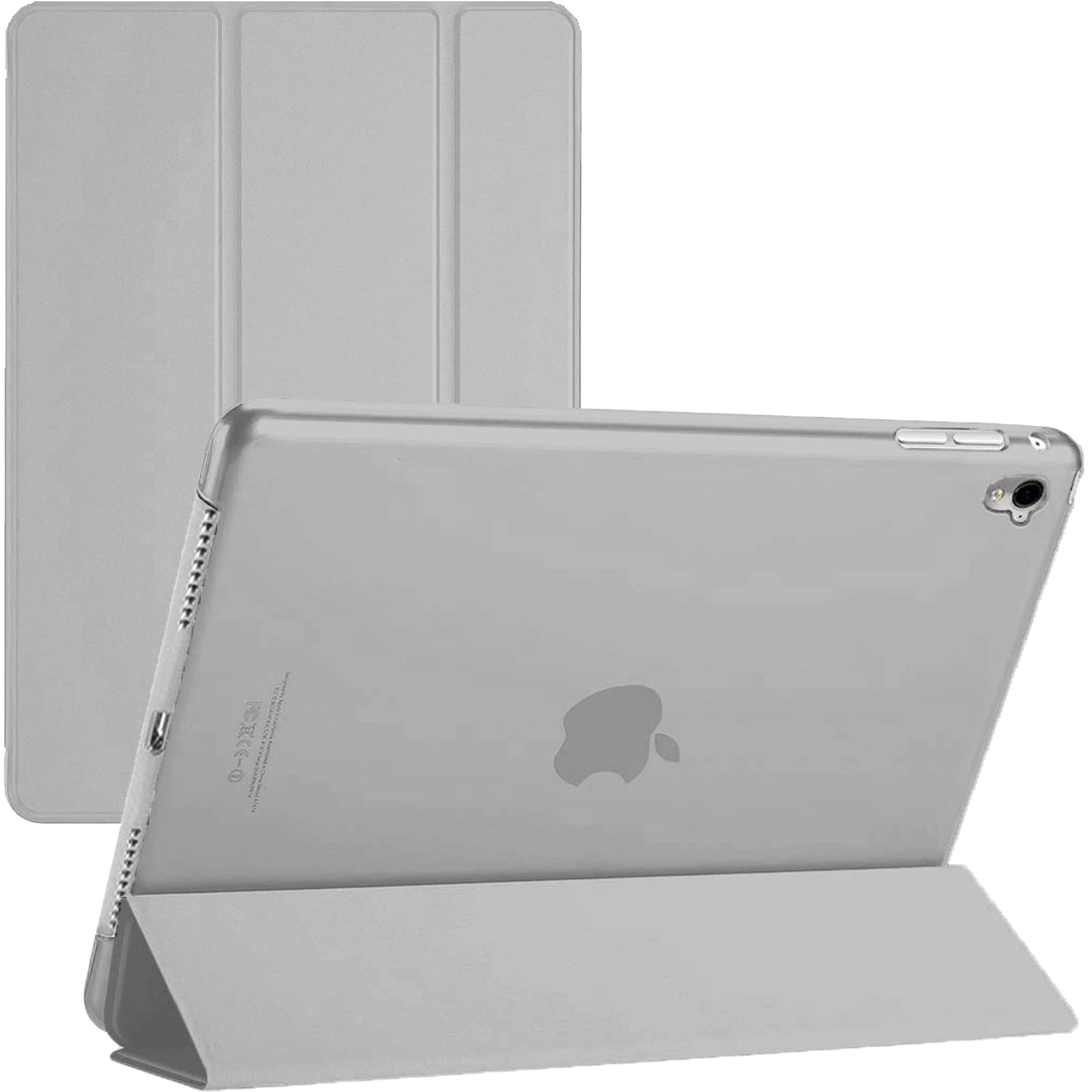 Case for iPad 10.2 inch (9th/8th/7th Generation) - Released in 2021/2020/2019 - Slim Smart Magnetic Cover with Auto Wake/Sleep for iPad 7/8/9 (Grey)