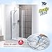 DRAIN EAZI TasiHome Best Hygienic Disposable Hair Catcher and in-Drain Hair Collector for All Showers, Baths, Basins 8 Pack
