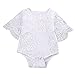 GRNSHTS Infant Baby Girl White Hollow Ruffles, Pure White, Size 6-12 Months