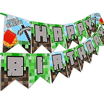 Amazon Com New Minecraft Fan Banner Polyester For Outdoor And