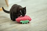 Petface Strawberry Plush Cat Toy with Natural Catnip Soft Plush Kittens view 7