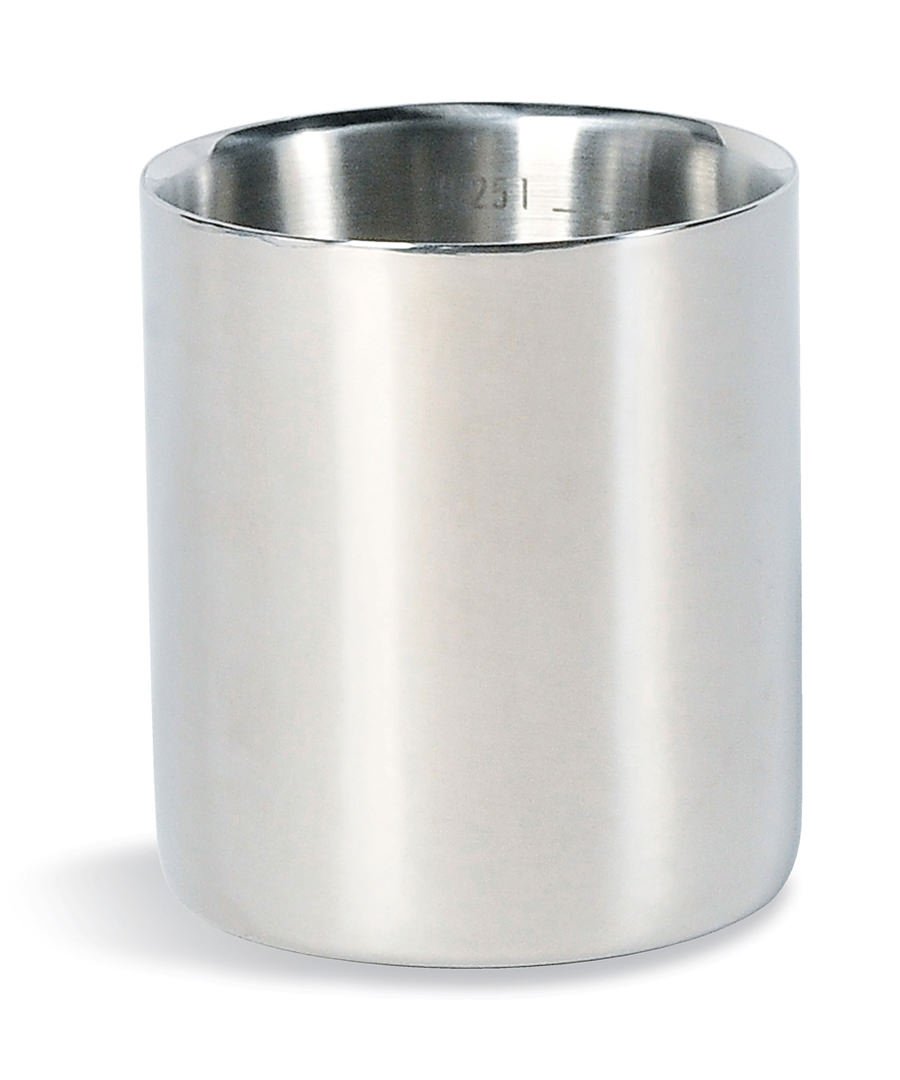 Tatonka Stainless Steel Thermo Mug 250 ml - Double-Walled Thermal Mug with Lid and 0.25 L Volume - Without Handle, Insulated, Non-Toxic, Food-Safe - Diameter 7.5 x 8.5 cm — image 1