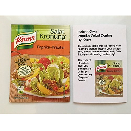 Knorr Paprika Salad Dressing 10 pcs/sachets by Helen's Own with
