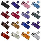 Mens Silk Bow Tie and Grossgrain Cummerbund Set with a Pocket Square Solid Color
