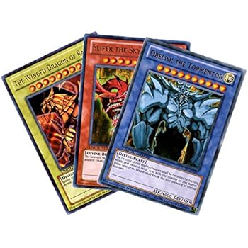 YuGiOh Legendary Collection Ultra Rare God Card Set of 3 Egyptian God Cards S..., Card Decks ...