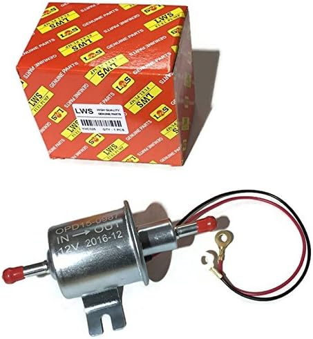 Inline universal fuel pump use on Kohler Kubota Kawasaki Grasshopper Gravely and more