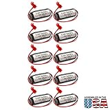 10pc Exell Battery Emergency Lighting Battery Fits and Replaces Interstate ANIC1169 Lithonia ELB1210N Lithonia ELB1P201N Lithonia ELB1P201N2 Lithonia ELB1P2901N Lithonia LQMSW3R12277ELW Saft 16440