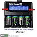 4 Pack EdisonBright EBR65 rechargeable CR123A type 16340 RCR123A 3.7v protected li-ion 650mAh batteries with Nitecore i4 home/car battery charger bundle