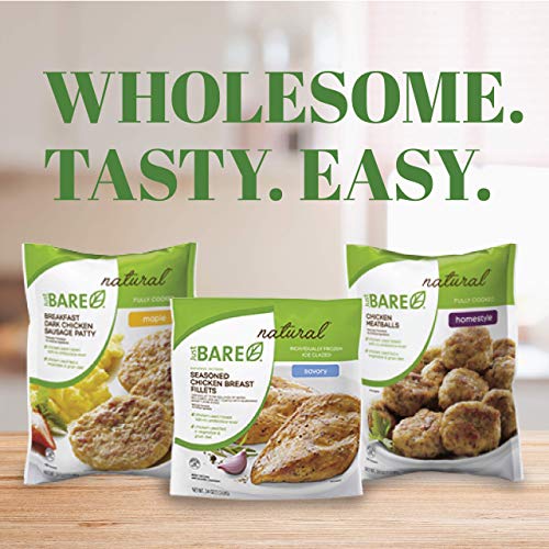 Just BARE Natural Chicken Breakfast Sausage Patties Fully Cooked
