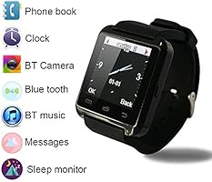 Yuntab móvil U8 Reloje SmartWatch Bluetooth 3.0 Muñequera de ...