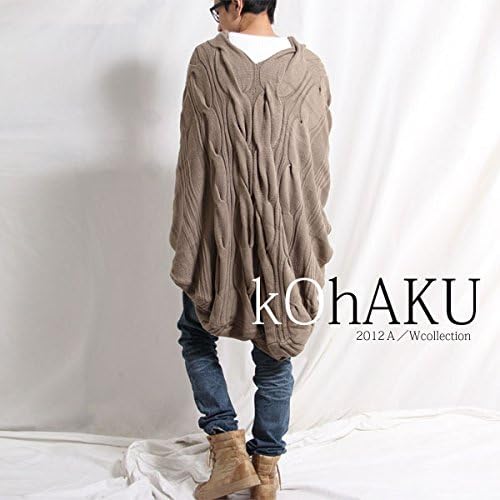 Amazon Kohaku ケーブル編みニットカーディガン Style メンズ ニット 長袖カーディガン ロングニット ドルマン モモンガ ユニセックス Black 124 カーディガン 通販