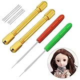 10 Pack Doll Hair Rooting Holders Reroot Rehair Tools for Dolls Hair Making Tools Doll Hair Wig Tool Accessories Hair DIY Supplies